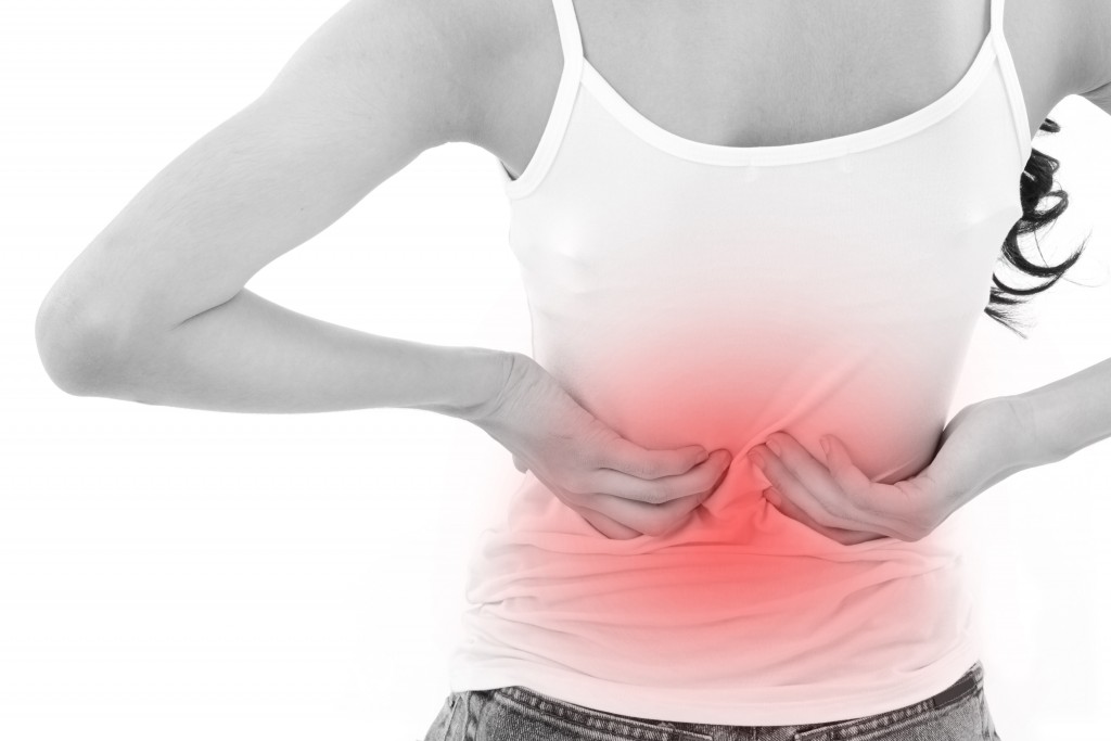 chronic back pain concept